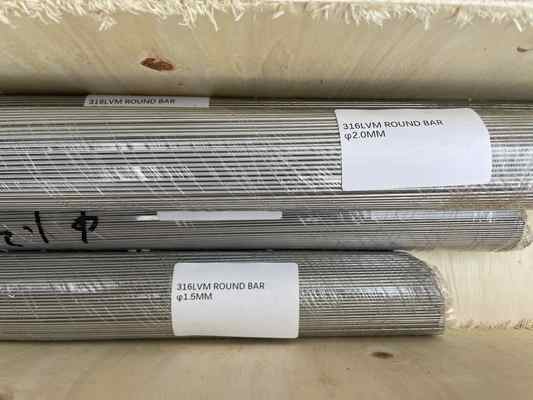 Stainless Steel 316LVM Wires Bars ASTM F138 ISO 5832-1