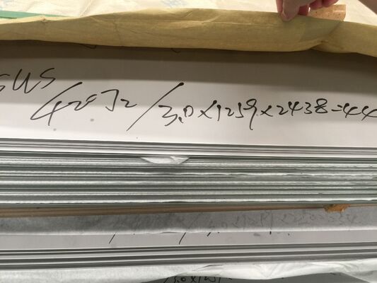 Martensitische roestvrij staalplaat AISI 420B JIS SUS420J2 Plaat